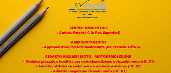 Lavora con noi - Ricerca n° 6 addetti per impianto e uffici - Pomilids