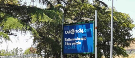 Manifesto CARonte24 | Affission per CARonte24.com | Portale per la rottamazione del proprio veicolo "porta a porta""