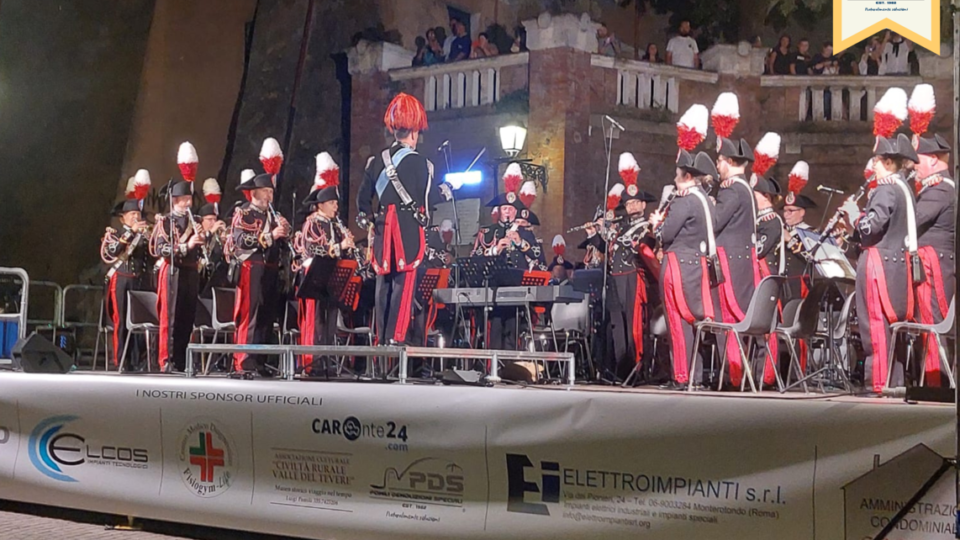Concerto Banda Arma dei Carabinieri a Monterotondo - Pomili Demolizioni Speciali