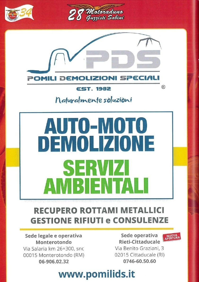 Pomili Demolizioni Speciali - Motoraduno Guzzisti Sabini